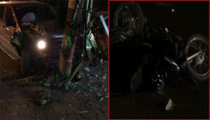 Trong 30 phút, 2 vụ tai nạn giao thông xảy ra trên cùng một tuyến phố ở Thủ đô