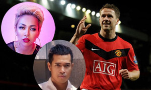 Thảo Trang, Trương Thế Vinh phấn khích khi cựu tuyển thủ Michael Owen sang Việt Nam