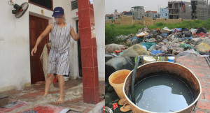 Đặc sản miến Cự Đà rửa bằng nước mương đen ngòm, phơi sát núi rác đầy ruồi nhặng