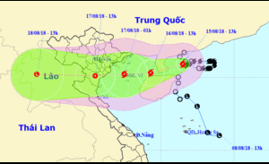 Thông tin mới nhất bão số 4 đổ bộ: Chương Mỹ có nguy cơ ngập trở lại