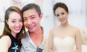 Bạn gái Công Lý lộ ảnh thử váy cưới, làm cô dâu xinh đẹp