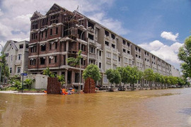 Chủ đầu tư 'làng biệt thự triệu đô' gửi công văn chống ngập