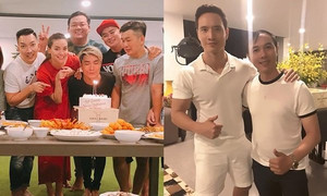 Cùng dự sinh nhật bạn, Hồ Ngọc Hà - Kim Lý né tránh chụp ảnh chung?