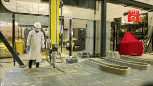 Video: Kinh ngạc xem máy in 3D in cả tòa nhà bê tông