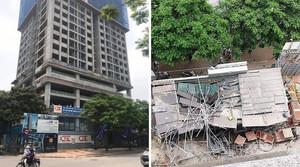 Đứt cáp cẩu trục công trình ở Hà Nội: Sẽ đình chỉ và kiểm tra toàn bộ dự án