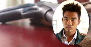 Thanh niên mang súng đi làm ngư phủ bị tóm gọn