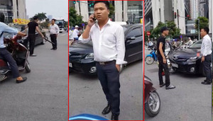 Sự thật thông tin tài xế ô tô bị đánh trên phố Hà Nội là công an