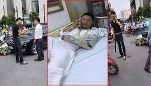 Chưa triệu tập được nam thanh niên dùng điếu cày đánh tài xế ô tô ở Hà Nội