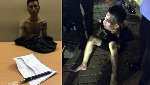 Bị dừng xe kiểm tra, gã đàn ông nuốt ma túy phi tang