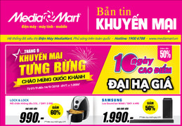 Siêu thị điện máy bùng nổ khuyến mại, giảm giá đến 60% dịp Quốc Khánh