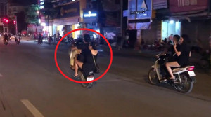 Clip: Bốc đầu xe máy mừng chiến thắng của Olympic VN và cái kết đắng