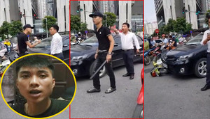 Nam thanh niên vượt đèn đỏ, cầm điếu cày đánh tài xế ô tô sau va chạm nói gì?