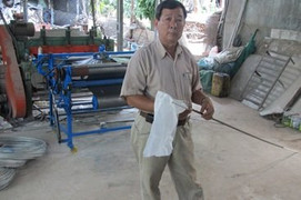Người nông dân mê sáng chế, biến ý tưởng thành hiện thực