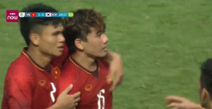 Clip: Xem lại siêu phẩm sút phạt của Minh Vương