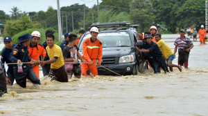 Video, Ảnh: Vỡ đập ở Myanmar, hơn 100 ngôi làng chìm trong biển nước