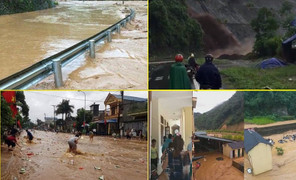 Toàn cảnh mưa lũ hoành hành ở miền Bắc, ít nhất 6 người thương vong