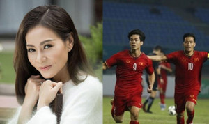 Thu Minh hẹn gặp Olympic Việt Nam tại Mỹ Đình: 'Các em vẫn là anh hùng trong tim chị'