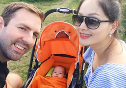 Hạnh phúc ngọt ngào bên chồng Tây cao 2m và con gái đáng yêu của Diệu phim 'Cả một đời ân oán'