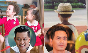 Các nhóc tỳ nhà MC Phan Anh, Tuấn Hưng cực đáng yêu trong ngày tựu trường