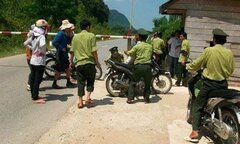 Kẻ côn đồ lái thẳng xe vào trụ sở gây gổ, đánh bị thương hạt trưởng kiểm lâm ở Quảng Bình