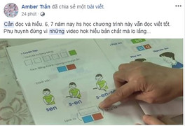 Học sinh đọc thơ bằng ô vuông, tam giác: Dân mạng tranh cãi gay gắt