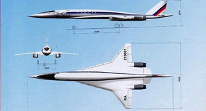 Hé lộ chi tiết về máy bay chở khách siêu thanh của Nga