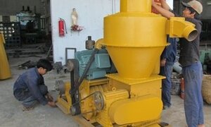 Chế tạo thành công máy hút, thổi nguyên liệu rời