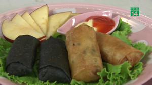 Cách làm nem Lava trứng chảy, món ăn lạ dịp Trung thu