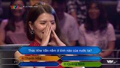 Tin 100% khán giả 'Ai là triệu phú', cô gái xứ Thanh nhận cái kết đắng