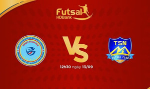 Trực tiếp Futsal HDBank VĐQG 2018: Sanatech Sanest Khánh Hòa vs Thái Sơn Nam