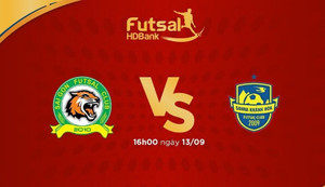 Trực tiếp Futsal HDBank VĐQG 2018: Sài Gòn vs Sanna Khánh Hòa