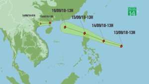 Siêu bão MANGKHUT áp sát Biển Đông: Diễn biến mới nhất