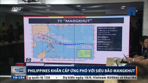 Siêu bão MANGKHUT đổ bộ, Philippines khẩn cấp ứng phó
