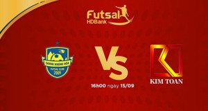 Trực tiếp Futsal HDBank VĐQG 2018: Sanna Khánh Hòa vs KT Đà Nẵng