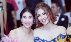 Hà Kiều Anh hờ hững vai trần, đọ sắc cùng Anh Thư