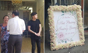 Gia đình Nhã Phương tất bật trang trí trước giờ diễn ra lễ cưới