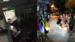 Nam thanh niên bị kẻ bịt mặt truy sát đến cùng ở Hà Nội