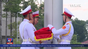 Video: Lễ thượng cờ rủ Quốc tang Chủ tịch nước Trần Đại Quang