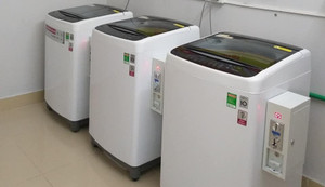 Trường đại học đầu tư máy giặt, máy sấy hỗ trợ sinh viên