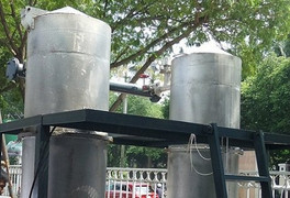 Lò đốt sinh học cung cấp nhiệt cho sấy nông sản