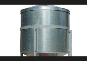 Sáng chế máy cho tôm, cá ăn bán tự động