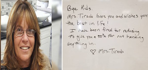 Cô giáo Mỹ bị sa thải vì cho học sinh 0 điểm