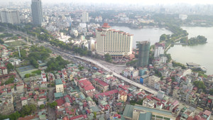 Ảnh: Dự án cầu vượt An Dương - Thanh Niên hơn 300 tỷ đồng ở Hà Nội sắp hoàn thành