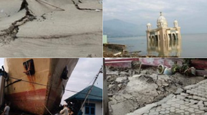 Thảm họa sóng thần Indonesia: Tàu bị cuốn lên bờ, nhiều người trèo cây cao 6 m để chạy trốn