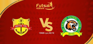 Trực tiếp Futsal HDBank VĐQG 2018: Hoàng Thư FHL Đà Nẵng vs Sài Gòn FC