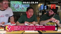 'Xoắn lưỡi' với cuộc thi ăn cánh gà cay gấp 60 lần loại ớt cay nhất thế giới