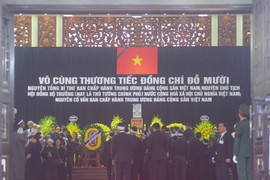 Trực tiếp: Lễ viếng nguyên Tổng Bí thư Đỗ Mười
