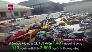 Clip: Cảnh tang thương quá sức chịu đựng của thảm họa kép ở Indonesia