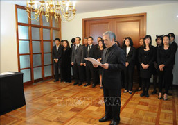 Lễ viếng và mở sổ tang nguyên Tổng Bí thư Đỗ Mười tại Mexico