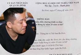 Liveshow Tuấn Hưng bị hủy vào phút chót: Lý do đặc biệt là lý do gì?